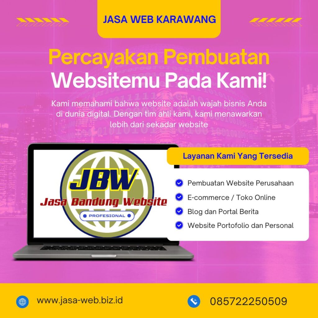 Jasa Buat Web Karawang