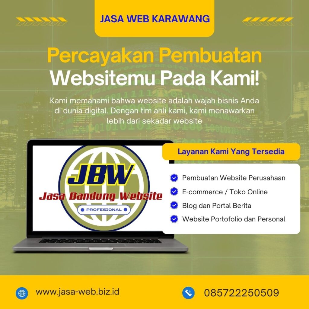 Layanan Bikin Web Kota Karawang