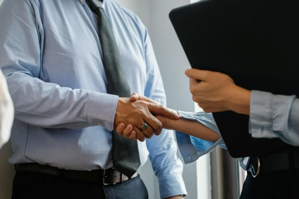 Choosing Partner Handshake Agreement