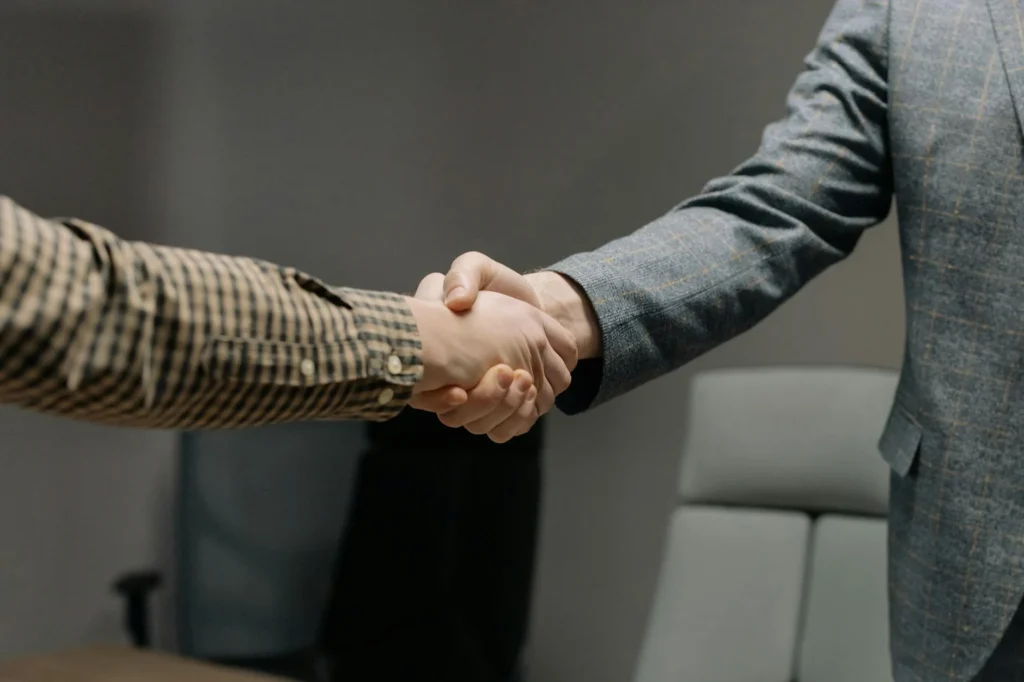 Local Business Handshake Agreement