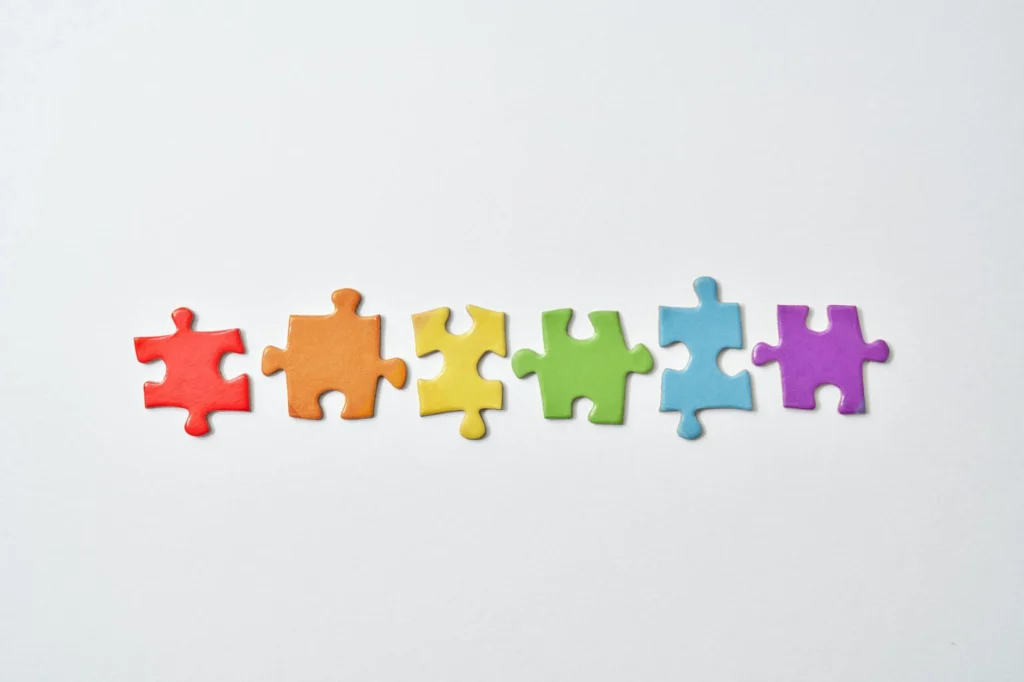 Marketing Strategy Puzzle Pieces