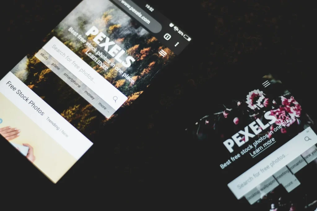 Mobile Website Smartphone Display