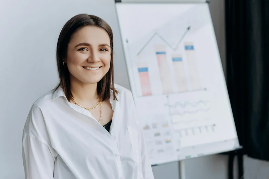 Success Story Smiling Woman