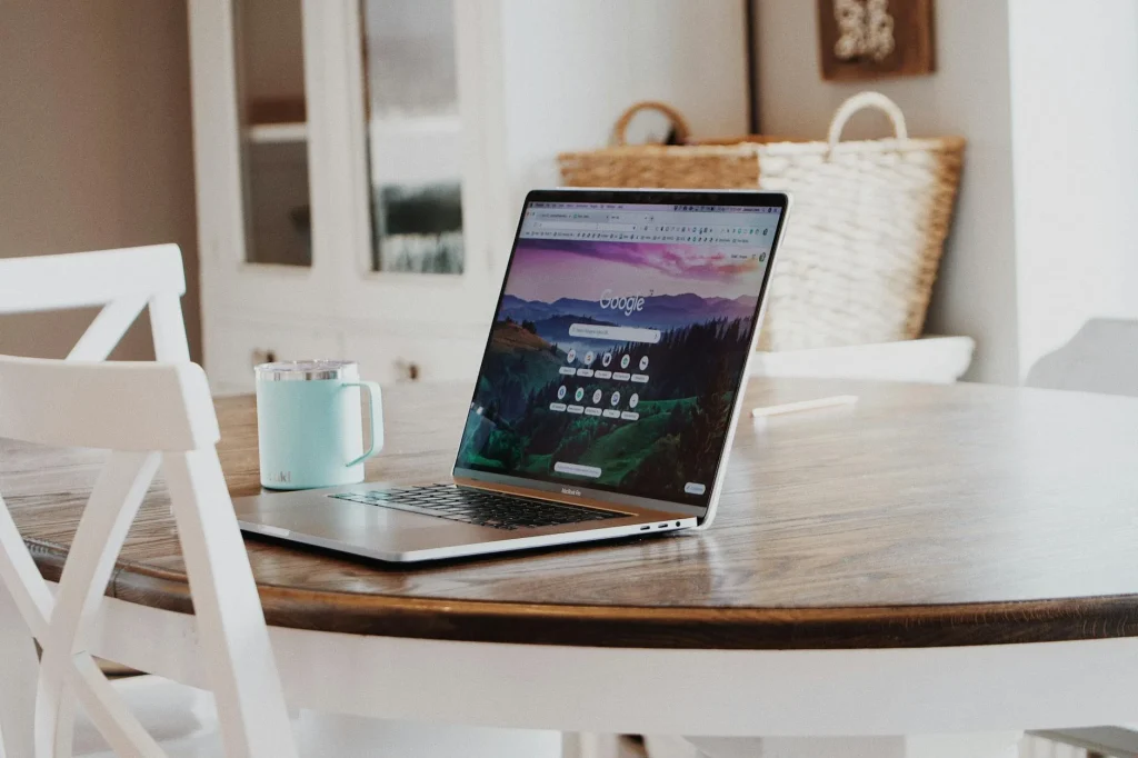 Business Website Laptop Office