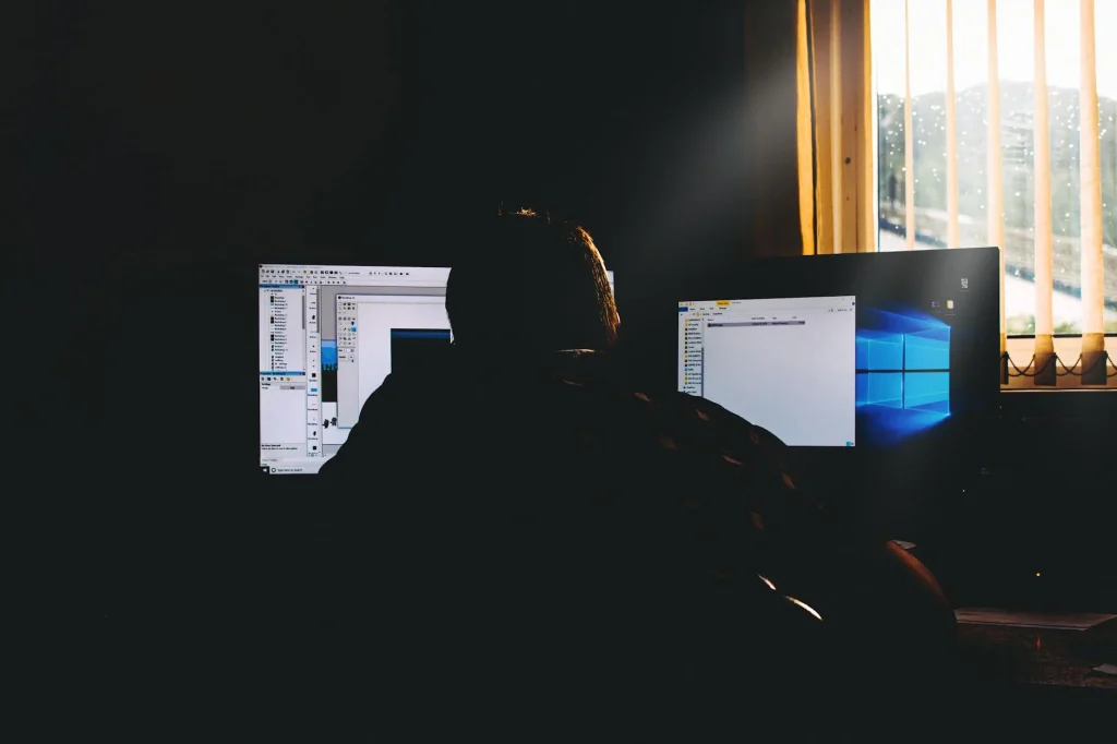 Digital Business Computer Screen