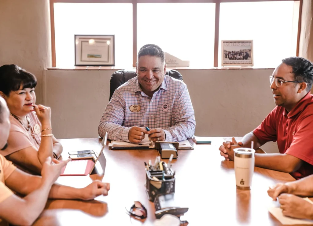 Happy Customer Business Meeting