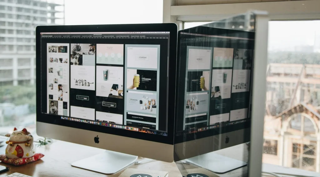 Web Design Computer Screen