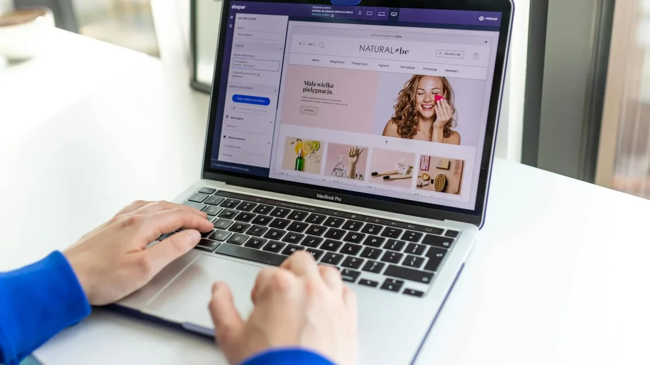 Business Website Laptop