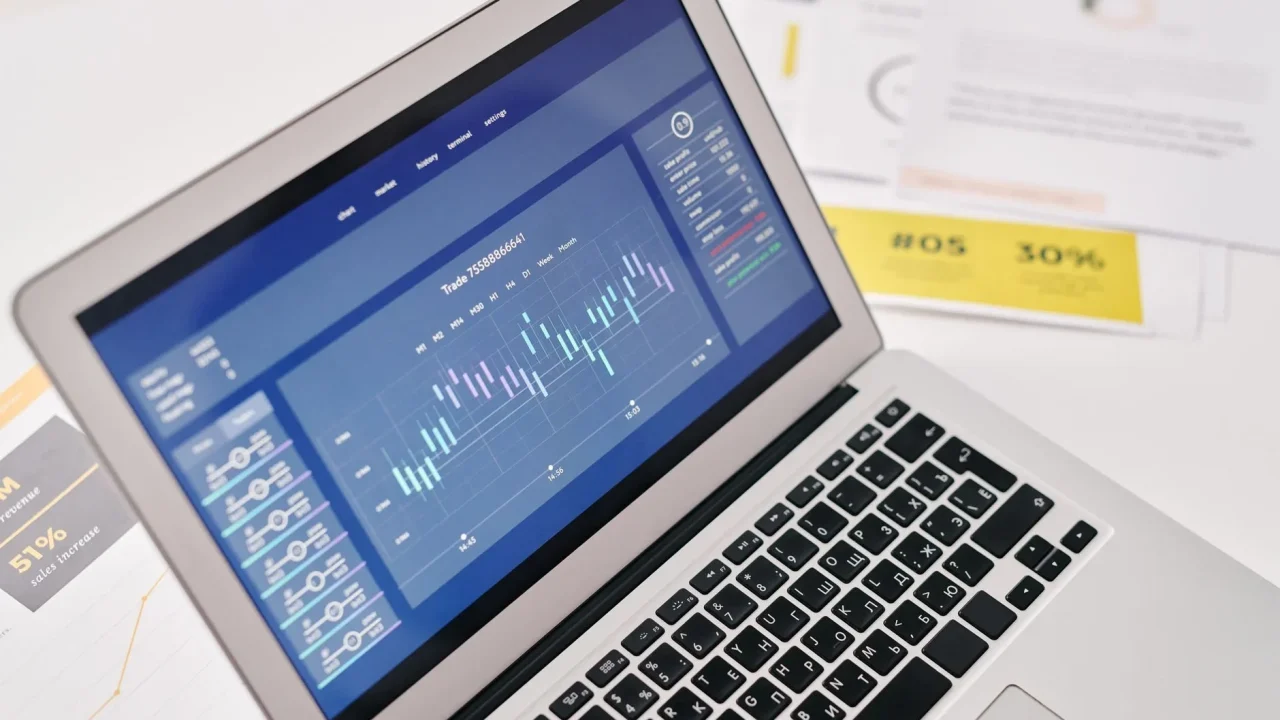 Digital Marketing Computer Screen